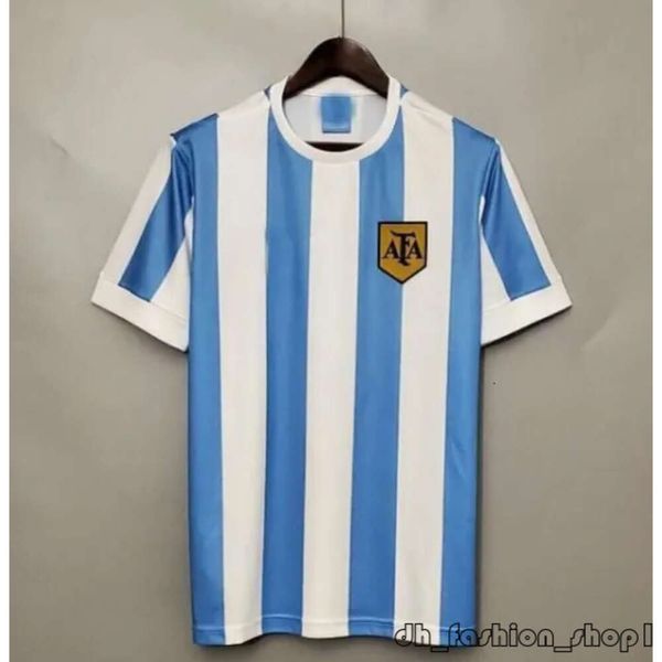 Argentina Retro Soccer Jersey Maradona Messis 1978 1986 1998 1996 2000 2001 2006 2010 Kempes Batistuta Riquelme HIGUAIN KUN AGUERO CANIGGIA Camisas de futebol 12 633