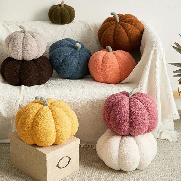 Cuscino carino zucca peluche peluche creativo cuscini ornamentali soggiorno divano pavimento letto sedia bambini regali della fidanzata