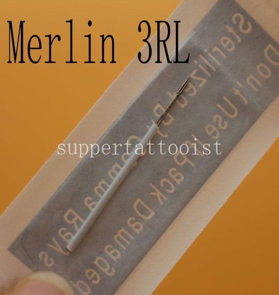 50pcs 3R Merlin İğne Kaş Dövme İğne Merlin Dövme Makinesi Kalıcı Makyaj Kaş Dudak Dövme Needle2314188