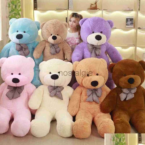 Kuscheltiere Neu Kommen 60-200 cm Nt Nicht Gefüllte Leere Plüsch Teddybär Haut Spielzeug Für Kinder Freund Geschenk 7 Farben Drop Lieferung T Dhyen 240307