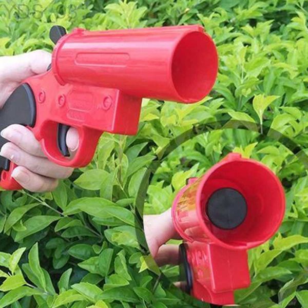 Gun oyuncakları paraşüt tabancaları interaktif playhouse oyuncak çocuk yürümeye başlayan basınçlı basılı salı