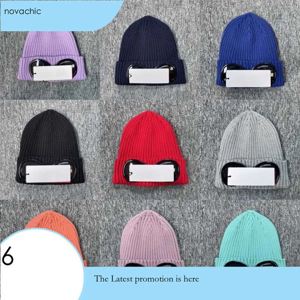 Cp Two Lens Glasses Goggles Beanies Men Strickmützen Skull Caps Outdoor Women Uniesex Winter Company 269