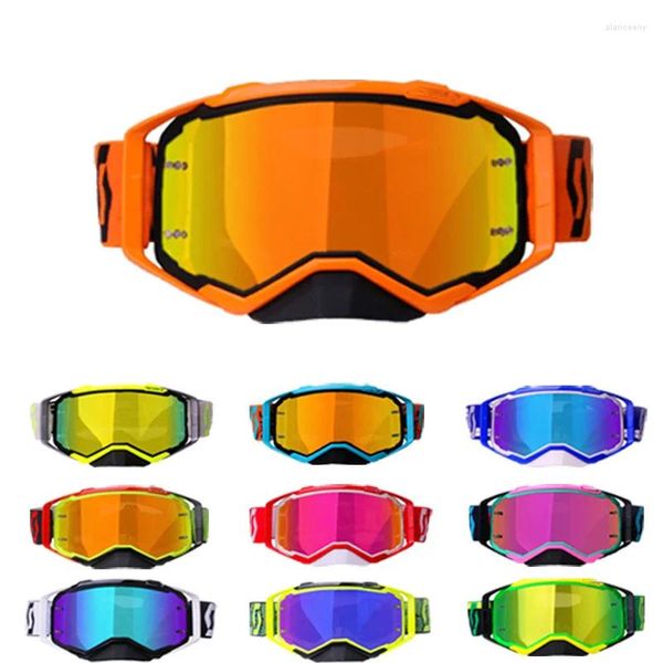 Açık Gözlük Motokros Goggles Bisiklet Güneş Gözlüğü Gözlükleri Motosiklet Kar Kayak Snowboard Moto Çapraz Bisiklet Erkekler