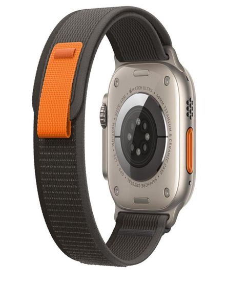 Cinturino in nylon da 49 mm per Apple Watch Ultra 8 7 6 5 4 3 2 1 Cinturino intelligente per cinturino iwatch Accessori Serie Trailing design 45m8237997