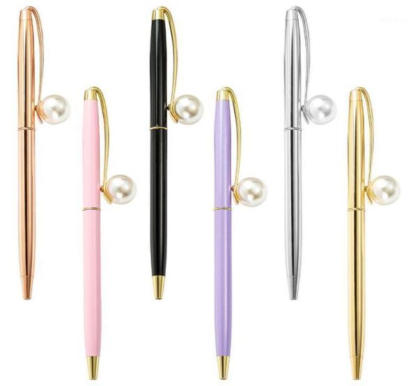 20 teile/los Neuheit geschenk büro kugelschreiber förderung Corporate Kugelschreiber Individuelles logo Mechanismus Jewel Pearl Cool Pens16557628