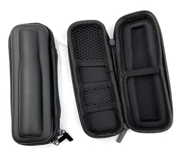 Siyah deri fermuar kasası sigara aksesuarları mini ince kasa küçük ego taşıma çantası kalem için