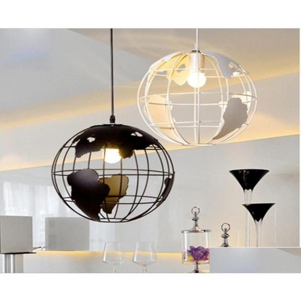 Lâmpadas pendentes Creative Art Chandelier Nordic Modern Minimalist Globe Single Head Lamps6747535 Drop Delivery Luzes Iluminação Interior Lig Dhsav