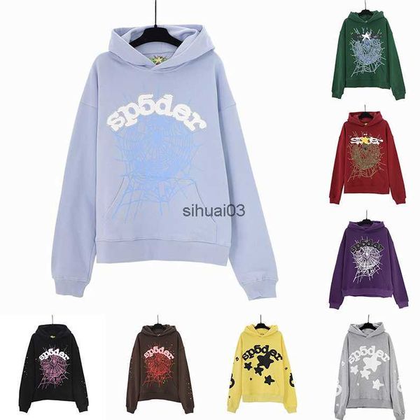 Mens Hoodies Sweatshirts Ucuz Toptan Genç Thug Angel Pullover Pembe Kırmızı Hoodie Hoodys Pantolon Erkekler Sp5Ders Baskı Teri