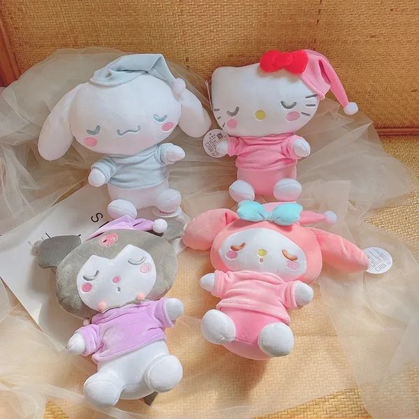 2024 20 cm Neue Kuromi Plüsch Spielzeug Japanische JK Weiche Angefüllte Peluches Puppe Ornament Serie Cartoon kinder spielzeug Geschenk für Mädchen
