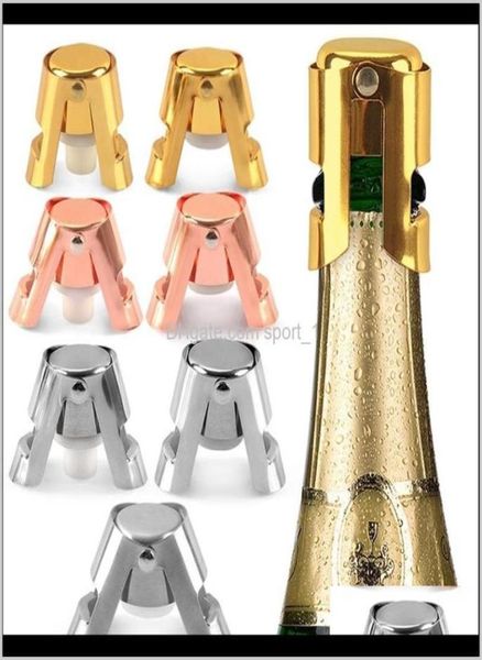 Edelstahl-Flaschenverschluss, Sile-Champagner-Stopper, kreativer Stil, Mund, einfach zu bedienen, X3Qhb Bar-Werkzeuge, Etmek5382271