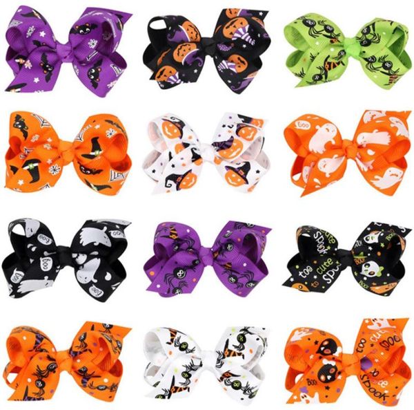 84cm Hallowmas infantil bebê meninas flor headbands criança chiffon floral hairbands recém-nascidos crianças elásticos acessórios de cabelo5067116