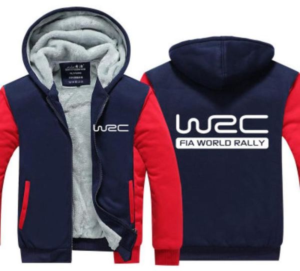 2019 felpa invernale wsc fia world rally Uomo donna Addensare autunno Felpe con cappuccio vestiti felpe Giacca con cerniera in pile con cappuccio streetwear4233916