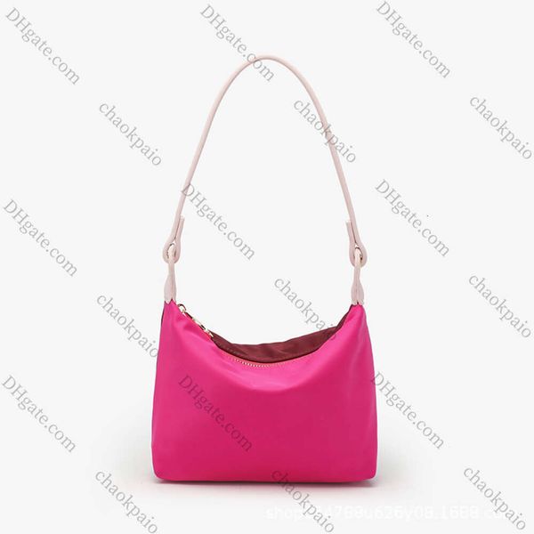 2024 Nuovo Longxiang Borsa in tessuto Oxford Borsa sottobraccio portatile Double Sided Moda alla moda Casual Una spalla Gnocco Panino per le donne