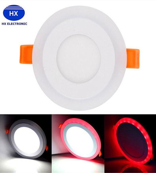 2016 En Yeni LED RGB Downlights Gömme Tavan Işıkları 6W 9W 18W 24W LED DÜŞÜK IŞIKLAR RGBWHITE Renkleri AC 85265V2412737