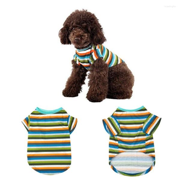 Köpek giysileri köpekler için köpekler için köpek yelek 4 renk 4sizes pet kedi t-shirt nefes alabilen pamuk küçük ve orta kat