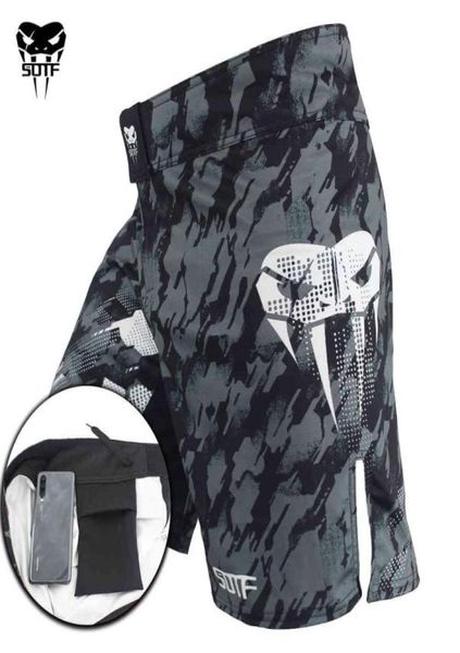 SOTF mma Adulti Serpente velenoso Camouflage Uomo Donna pantaloncini da boxe geometrici Tiger Muay Thai pantaloncini mma abbigliamento lotta sanda mma K77387018