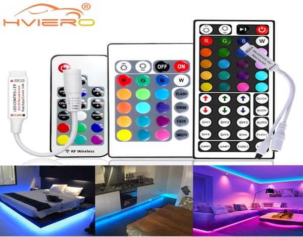 Controller Led 17key 24key 44key IR RGB Controler LED Controller luci Dimmer remoto DC12V per RGB 3528 5050 Strip5585293