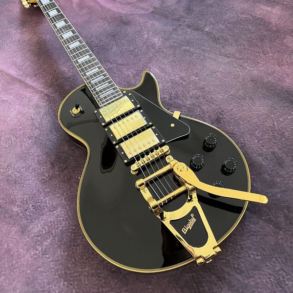 Электрогитара Black Beauty Jazz 1957 Custom shop Solid Mahogany в наличии