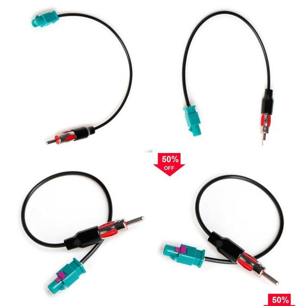 Altri accessori interni Nuovo adattatore per antenna autoradio Fakra Z Spina a Din per convertitore FM Am O Unità principale stereo Drop Delivery Auto Dhucq