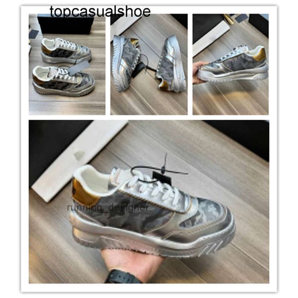 Dolce Gabbana DG D&G Вы Scarpe jeans casual di lusso firmate Scarpe da ginnastica couture Scarpe da ginnastica grigie Fondo Stargaze Sneaker da ginnastica in pelle nera di miglior