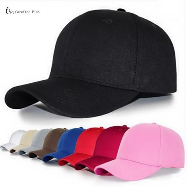 2020 Siyah Kapak Düz Renk Beyzbol Kapağı Snapback Caps Casquette Şapkaları Takılmış Gorras Hip Hop Baba Şapkaları Erkekler Kadınlar Unisex222l