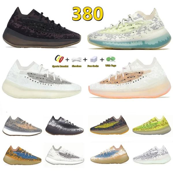 380 380s Scarpe da basket Uomo Alien Blue Onyx Yecoraite RF Azure Mist Reflective Triple Nero Calcite GloW Scarpe da corsa da uomo Scarpe da ginnastica sportive Sneakers JJ 3.7