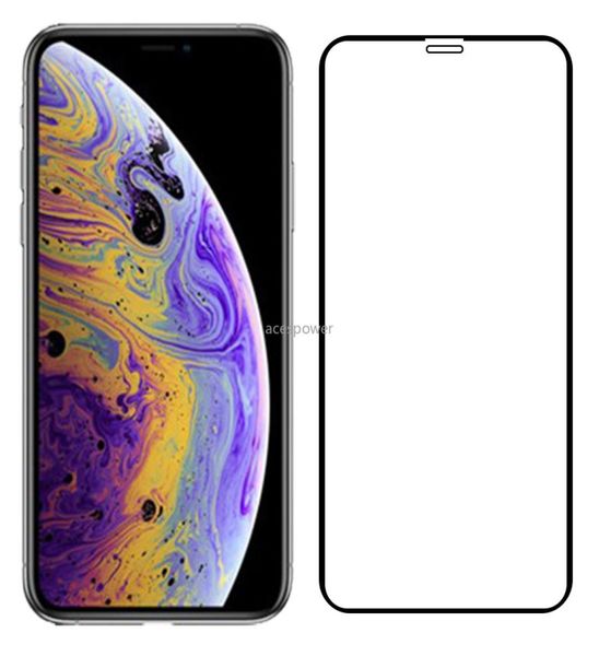 Protezione per schermo a copertura totale in vetro temperato per Se Iphone 12 Miini 11 Pro Max Xr Xs Samsung A20s A10 Nessun pacchetto7300989