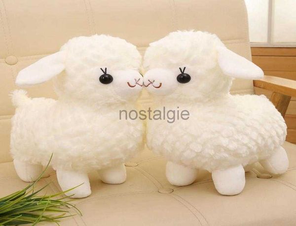Pequenas ovelhas macio pelúcia animais engraçados boneca brinquedos simulação cordeiro para crianças presentes 240307