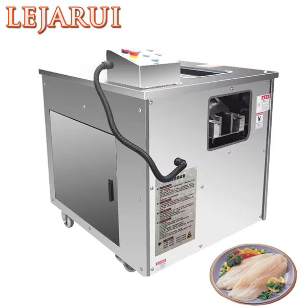 Máquina elétrica de fatiar salmão/cortador de carne de peixe fresco cortador de fatia de peixe