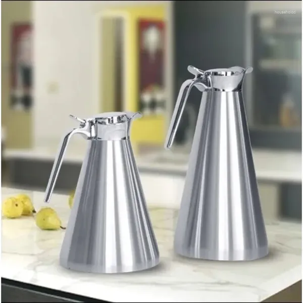 Garrafas de água Alemanha qualidade estilo francês balão de vácuo design cônico chaleira térmica de aço inoxidável alto