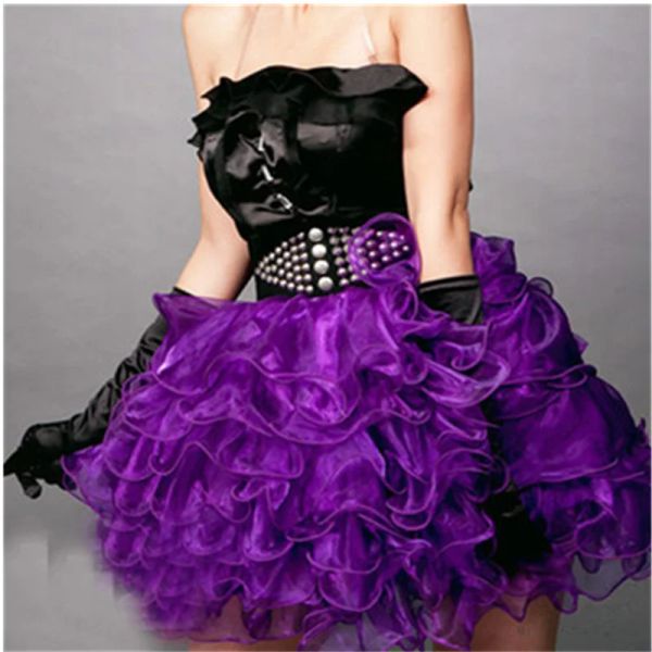 rock 6 Farben Extra Flauschigen Teenager Mädchen Erwachsene Frauen Pettiskirt Plissee Tutu Rock Candy Farbe Party Dance Blase Rock Weihnachten geschenke