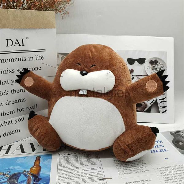 Animais 20 cm Monty Mole Plush Toys fofos de travesseiro de desenho animado macio de cartoon Kawaii para criança Presente de Natal 230211 240307