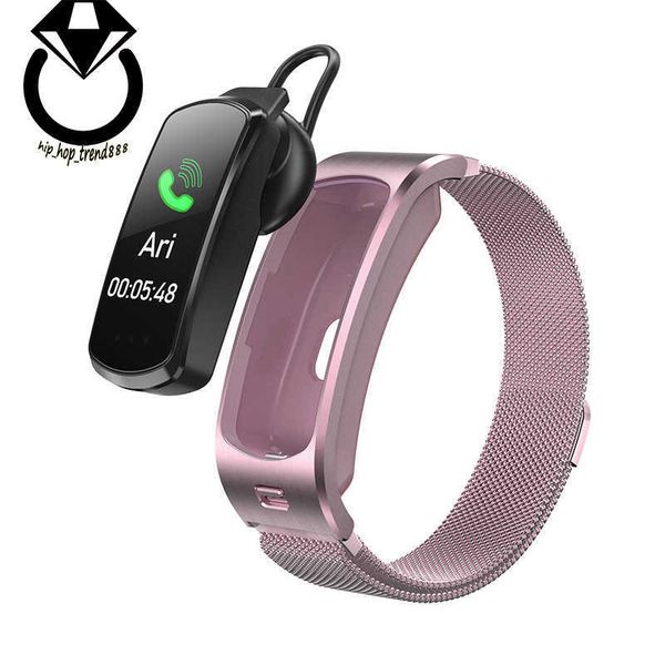 Angepasster Farbbildschirm, Bluetooth-Anrufuhr, Herzfrequenz-Trainingsmesser, Schrittgesundheitsüberwachung, intelligentes Armband