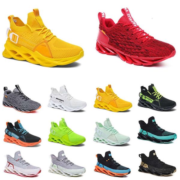 Мужские кроссовки для бега, удобные дышащие кроссовки для бега, тройные, черные, белые, красные, желтые, неоновые, серые, оранжевые, спортивные кроссовки Bule, кроссовки на открытом воздухе GAI usonline