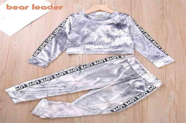 Bear Leader Brief Kinder Kleidung Set Casual Frühling Herbst Goldenen Samt 2 stücke Kinder Trainingsanzug für Mädchen Jungen s 2108048911385