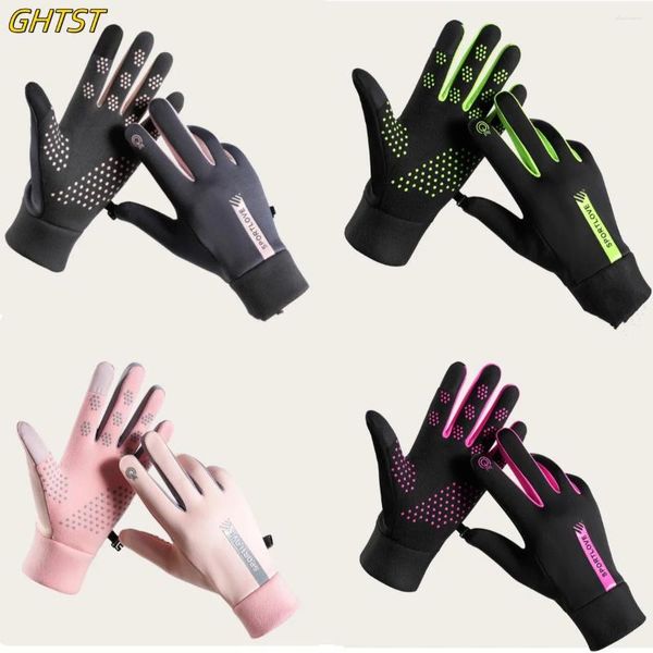 Guanti da ciclismo invernali termici antivento freddo antiscivolo impermeabili sci guida moto bicicletta outdoor caldo donna