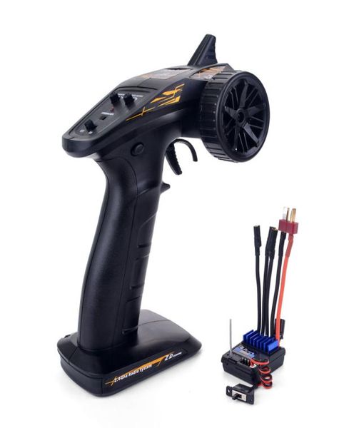 RC-Fernbedienung Modellauto 24GT V50 2CH Funksender Empfänger für RC Auto Boot Twoinone bürstenloser ESC Elektronische Geschwindigkeit 6817129