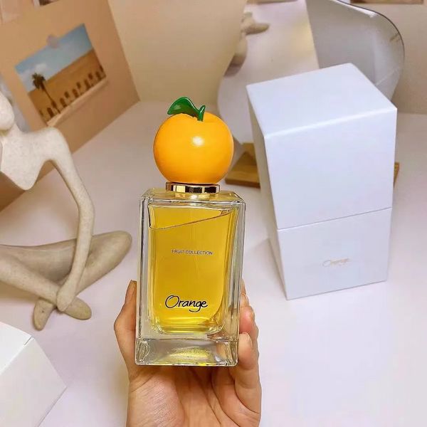 Fruit Collection Parfüm 150 ml Zitronen-Ananas-Orangen-Duft Langanhaltender Geruch Marke EDP Mann Frauen Parfum Neutral Süßes Kölnisch Spray Schnelles Schiff