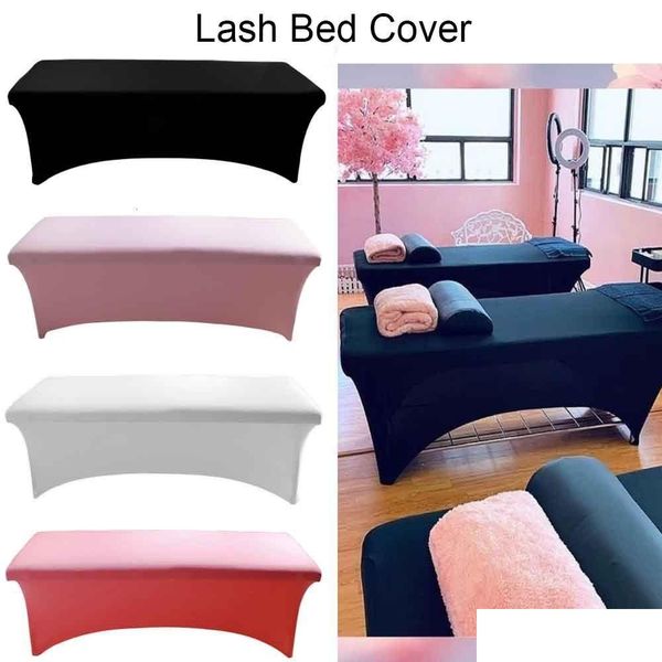 Ferramentas de maquiagem Profissional Especial Extensão de Cílios Cama Elástica Er Folhas Stretchable Bottom Cils Tabela Folha para Lash Drop Delivery Dhwaw