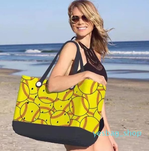 Bolsa Bogg Silicone Praia Bolsa Personalizada Moda Eva Plástico Praia Bolsa Feminina Verão