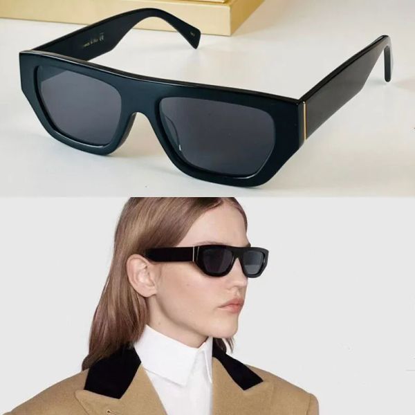 Nuovi occhiali da sole classici Cat Eye piccoli per donna montatura nera Designer di marca Modello 1134s Occhiali da vista a specchio Star hot Style Protezione da viaggio in bicicletta Occhiali da sole UV400