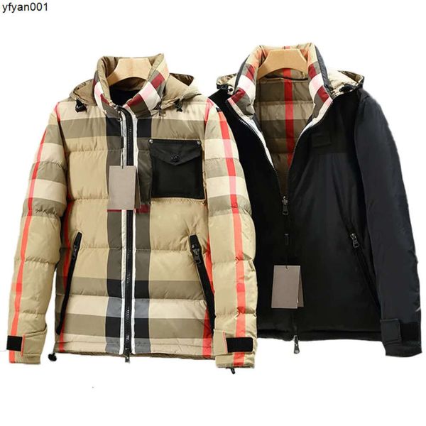 Casaco de inverno masculino moda jaqueta parka ao ar livre quente pena roupa casacos tamanho