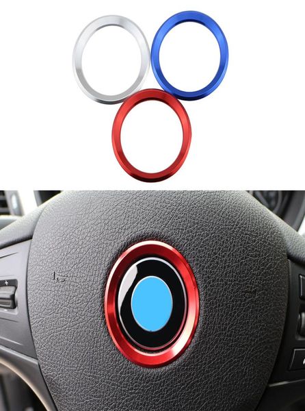Emblema do volante do carro acessórios de decoração estilo do carro anel guarnição círculo adesivo modificado 9014406