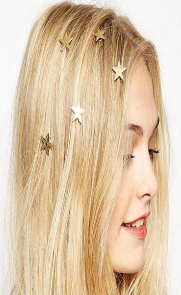 35 pz Retro star Accessori per capelli moda per le donne Moderni fermagli per capelli alla moda Clip per panino Crea strumento per lo styling3433484
