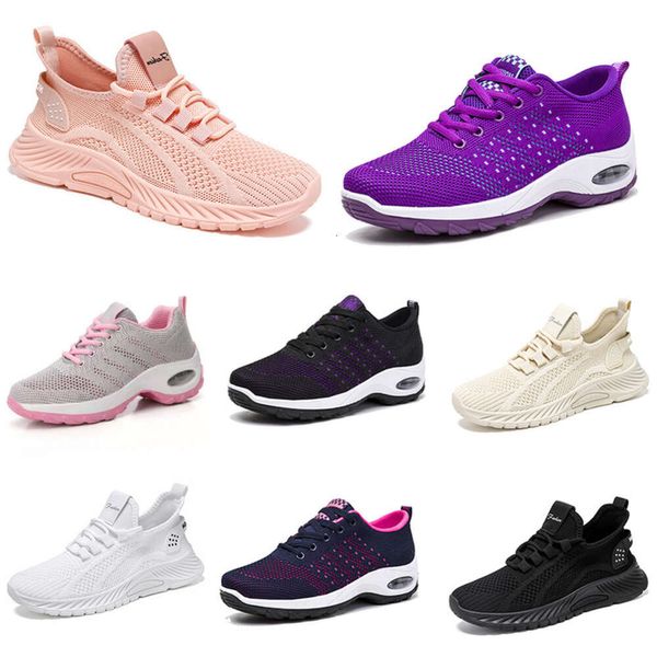 Nuove scarpe da donna da uomo Escursionismo Scarpe basse da corsa suola morbida moda viola bianco nero sport comodi Color block Q80 GAI usoonline