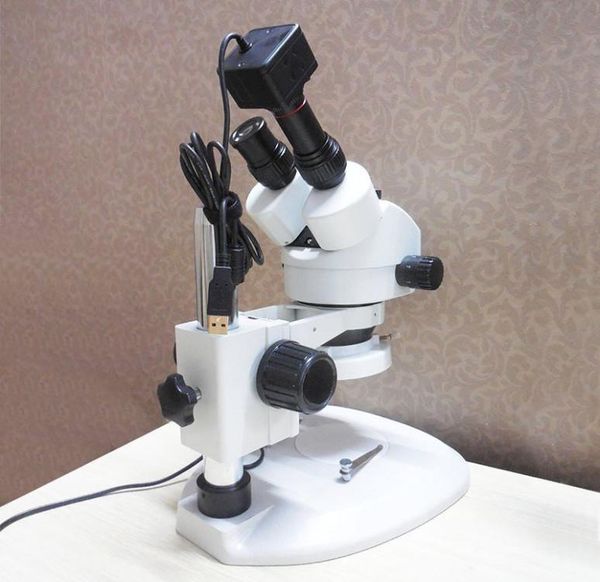 Câmera ocular digital 5mp microscópio estéreo binocular eletrônico imagem de vídeo usb para adaptador de montagem capt6686148