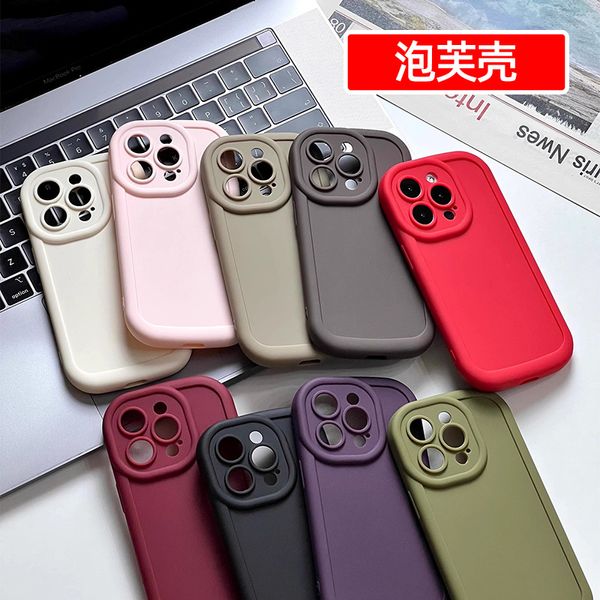 Matte TPU Soft Phone Cases für iPhone 15 14 11 13 12 11 Pro Max Backed Cover DIY Mobiltelefonhülle Plain Colorful Simple Skin 700 Stück