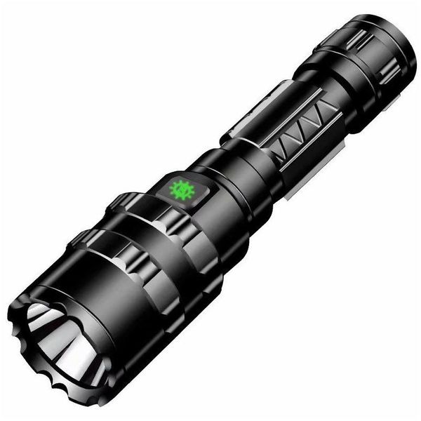 Taschenlampen Wiederaufladbare LED-Taschenlampe Wasserdicht Hohe Lumen Superhelle Taschengröße 5 Modi für Cam Radfahren Drop Lieferung Lichter Licht DHFAD