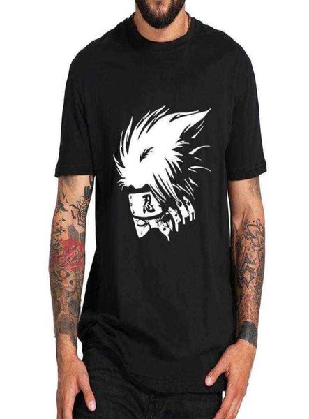 Kakashi Beyaz Tişört Anime Macera Manga Yenilik Men039s T Shirts Premium Yaz 100 Pamuk Top AB Boyut Y2202083290089