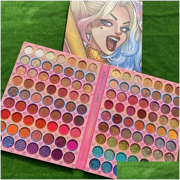 Lidschatten Tramo Same Style Professional Glitter Bright S Quinnss Makeup Colorf Lidschatten-Palette 230808 Drop Delivery Dhoai